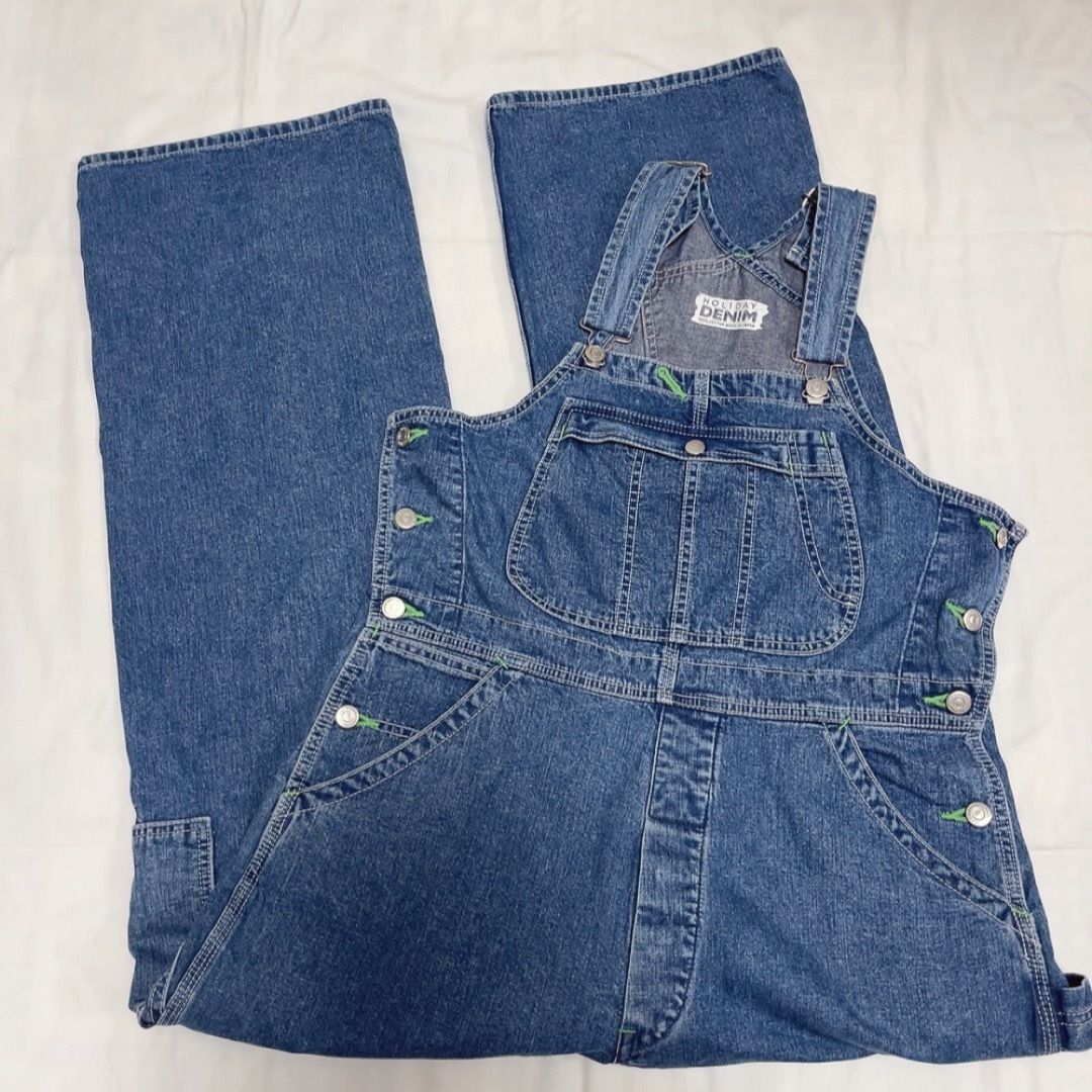 holiday(ホリデイ)のHOLIDAY BIG DENIM OVERALL　0 レディースのパンツ(サロペット/オーバーオール)の商品写真