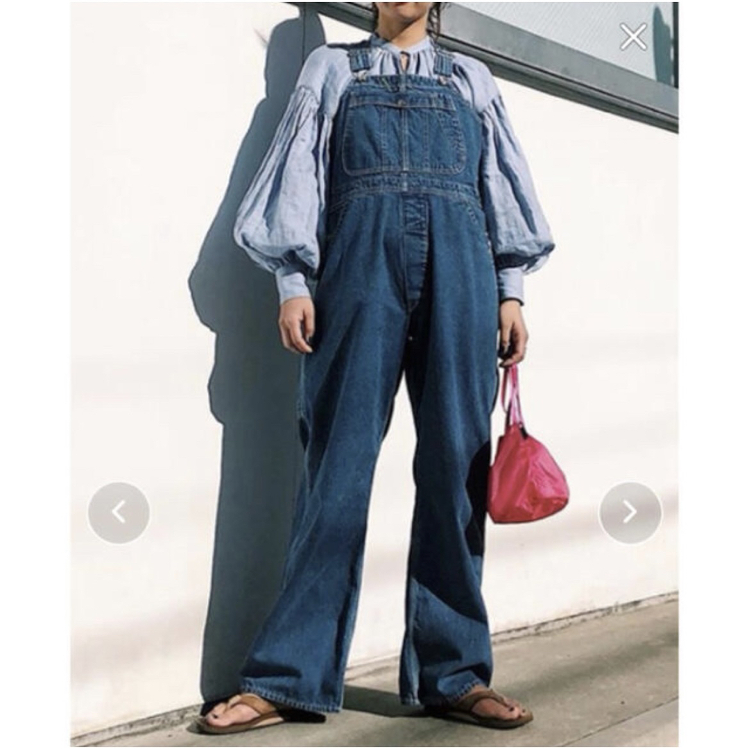 holiday(ホリデイ)のHOLIDAY BIG DENIM OVERALL　0 レディースのパンツ(サロペット/オーバーオール)の商品写真