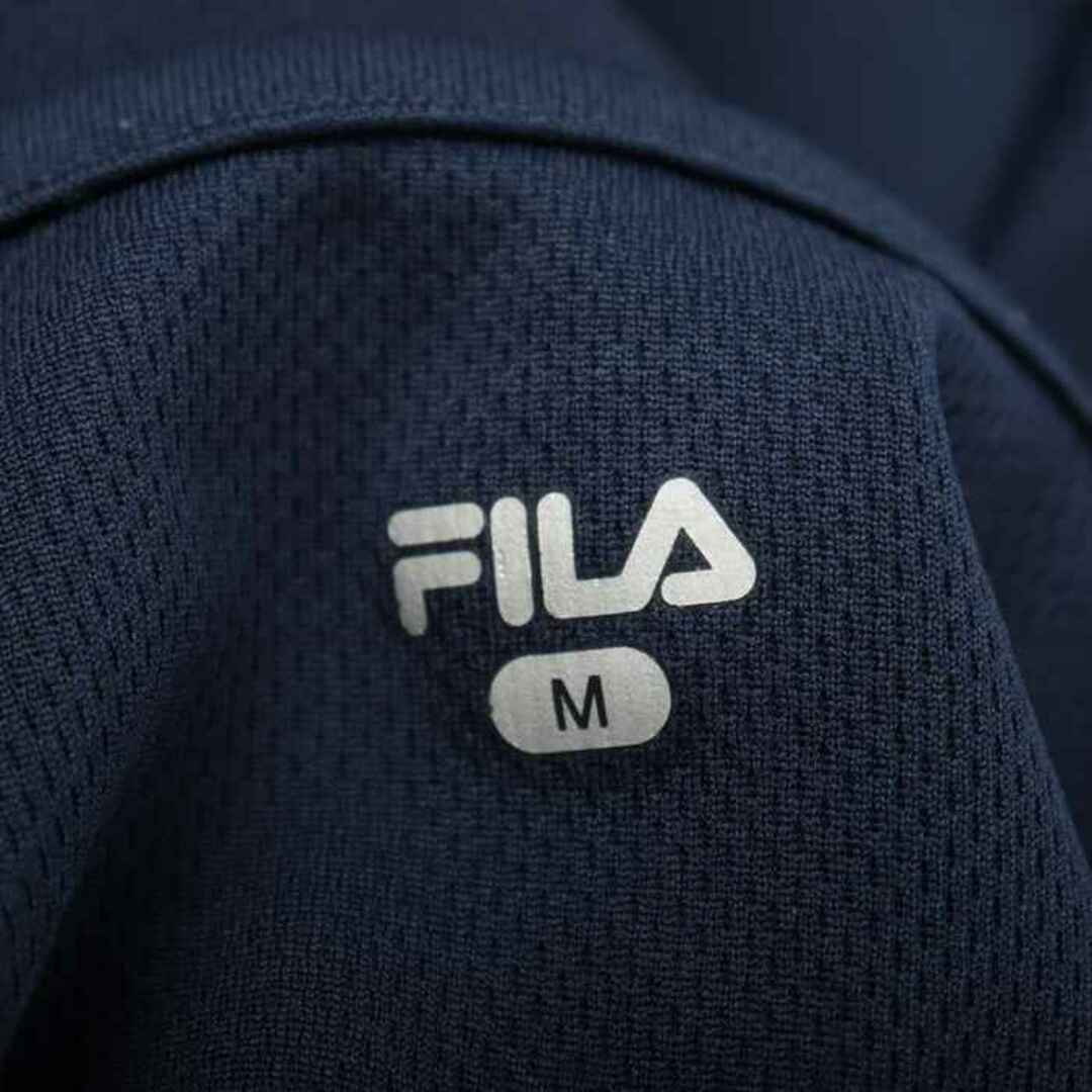 FILA(フィラ)のフィラ 半袖Tシャツ ロゴT テニス スポーツウエア メンズ Mサイズ 藍色 FILA メンズのトップス(Tシャツ/カットソー(半袖/袖なし))の商品写真