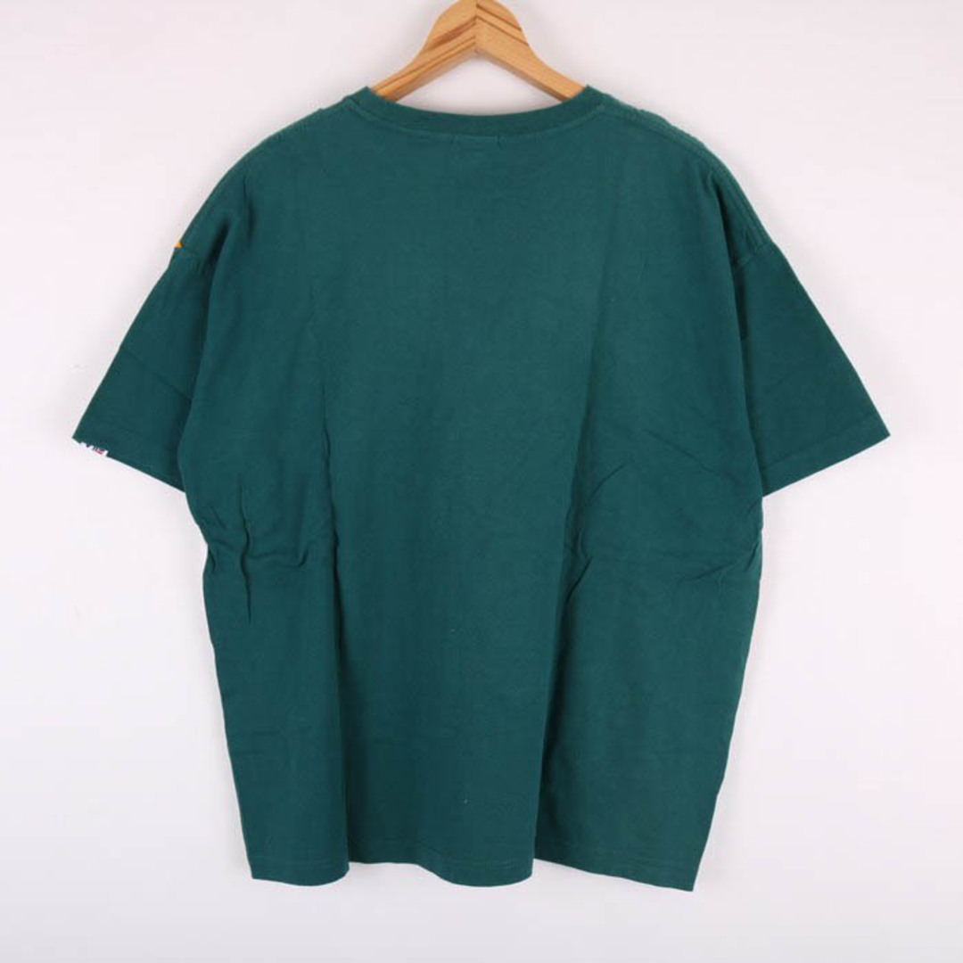 FILA(フィラ)のフィラ 半袖TシャツロゴT スポーツウエア メンズ Mサイズ 緑×黄土×白×紺 FILA メンズのトップス(Tシャツ/カットソー(半袖/袖なし))の商品写真