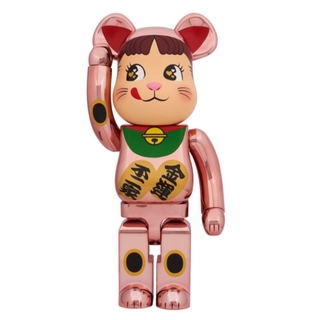 ベアブリック(BE@RBRICK)の新品未開封 BE＠RBRICK 招き猫 ぺこちゃん 桃金メッキ 1000％(その他)