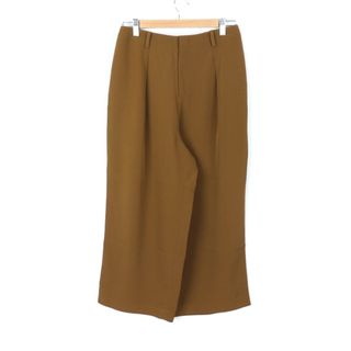 ユニクロ(UNIQLO)のユニクロ パンツ ワイド ウエストゴム レディース Lサイズ イエロー UNIQLO(その他)