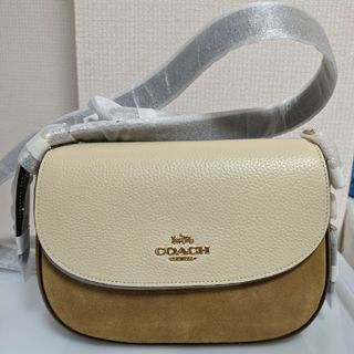 コーチ(COACH)の新品タグ付き✤コーチ✤メイシー サドル バッグ カラーブロック(ショルダーバッグ)