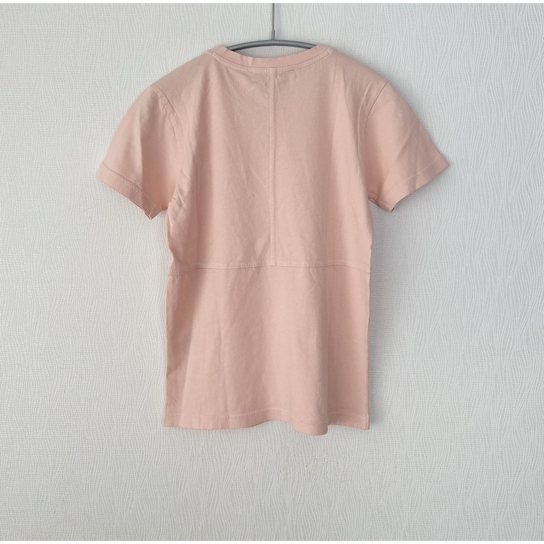 Acne Studios(アクネストゥディオズ)の【新品】AcneStudios アクネストゥディオス　ロゴ ピンク 半袖Tシャツ レディースのトップス(Tシャツ(半袖/袖なし))の商品写真