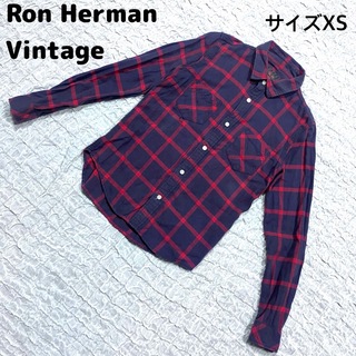 ロンハーマン(Ron Herman)のRom Herman Vitage ロンハーマンヴィンテージ　チェックシャツ(シャツ/ブラウス(長袖/七分))