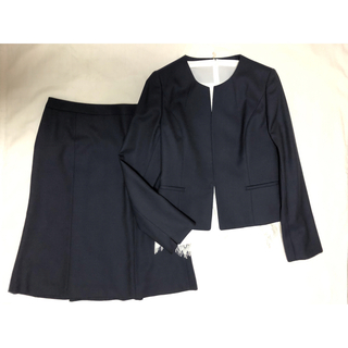 アオキ(AOKI)のAOKI アオキ スーツ ジャケット スカート ブラウス 3点セットアップ 新品(スーツ)