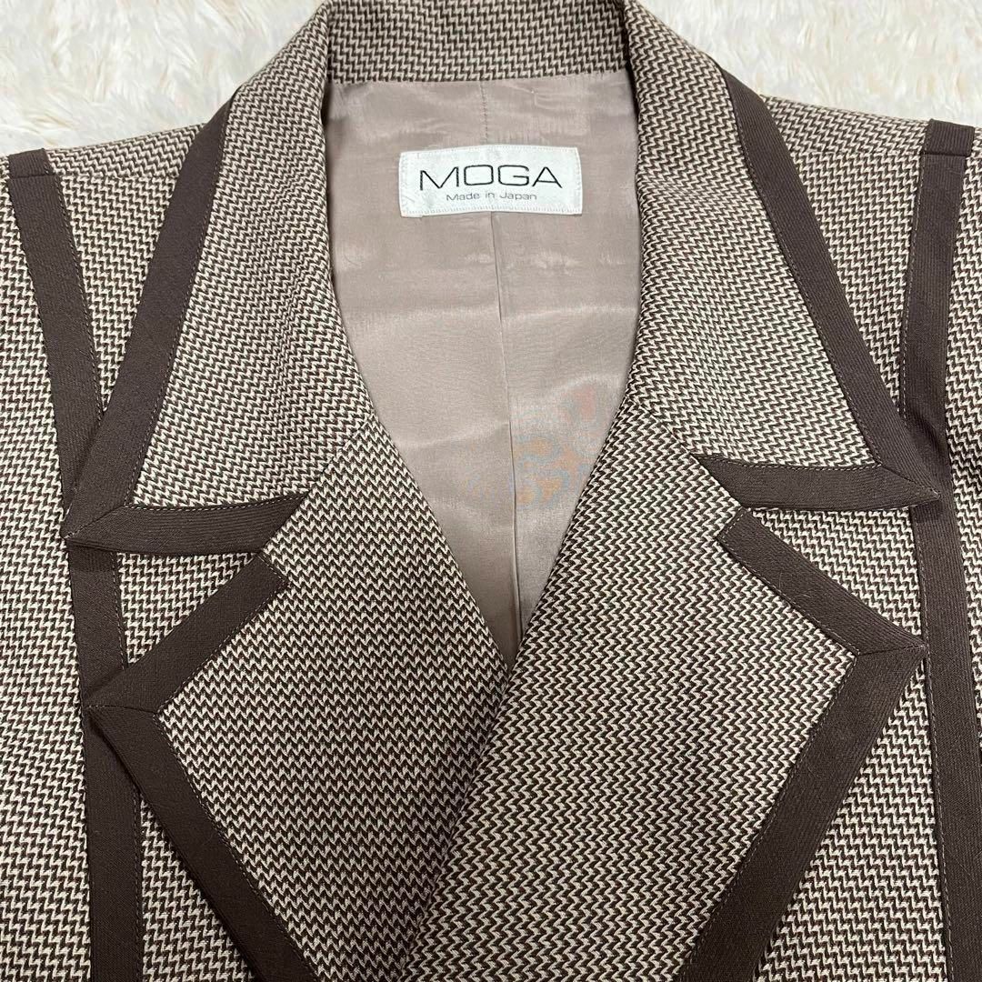 MOGA(モガ)のMOGA ヴィンテージ スーツ セットアップ スカート M レトロ 金ボタン レディースのフォーマル/ドレス(スーツ)の商品写真
