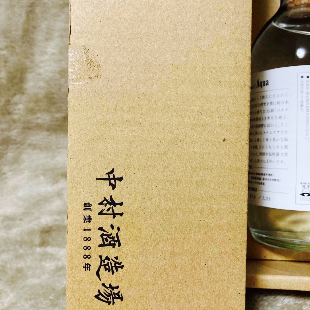 中村酒造場(ナカムラシュゾウジョウ)の新品未開封　中村酒造場　【the traditional】Aqua  本格芋焼酎 食品/飲料/酒の酒(焼酎)の商品写真