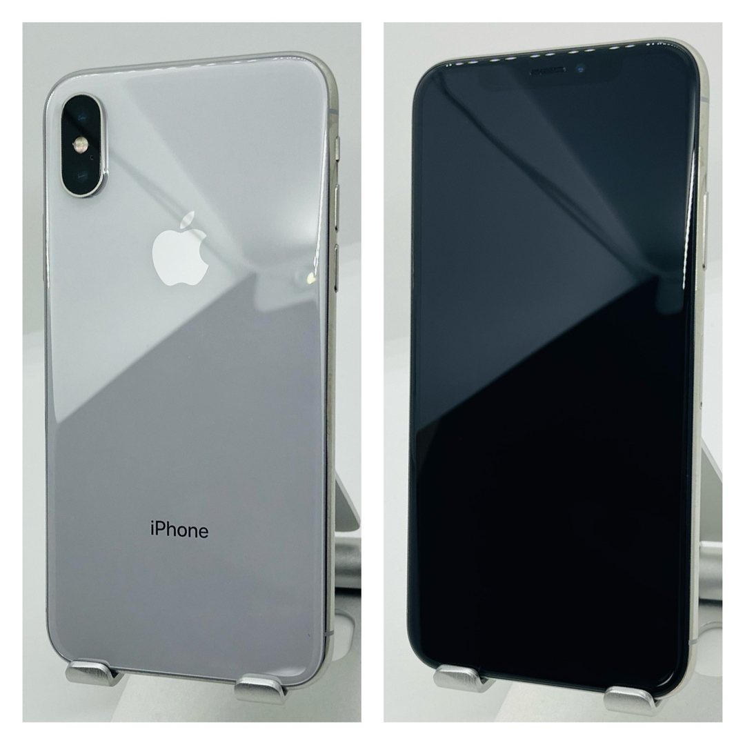 iPhone - A 100% iPhone X Silver 256 GB SIMフリー 本体の通販
