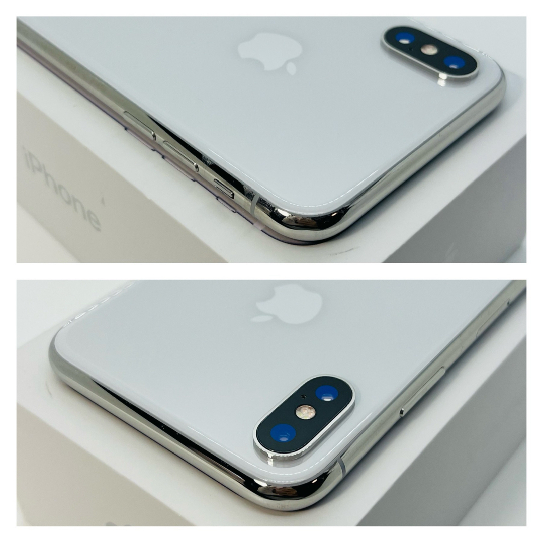 A 100%　iPhone X Silver 256 GB SIMフリー　本体