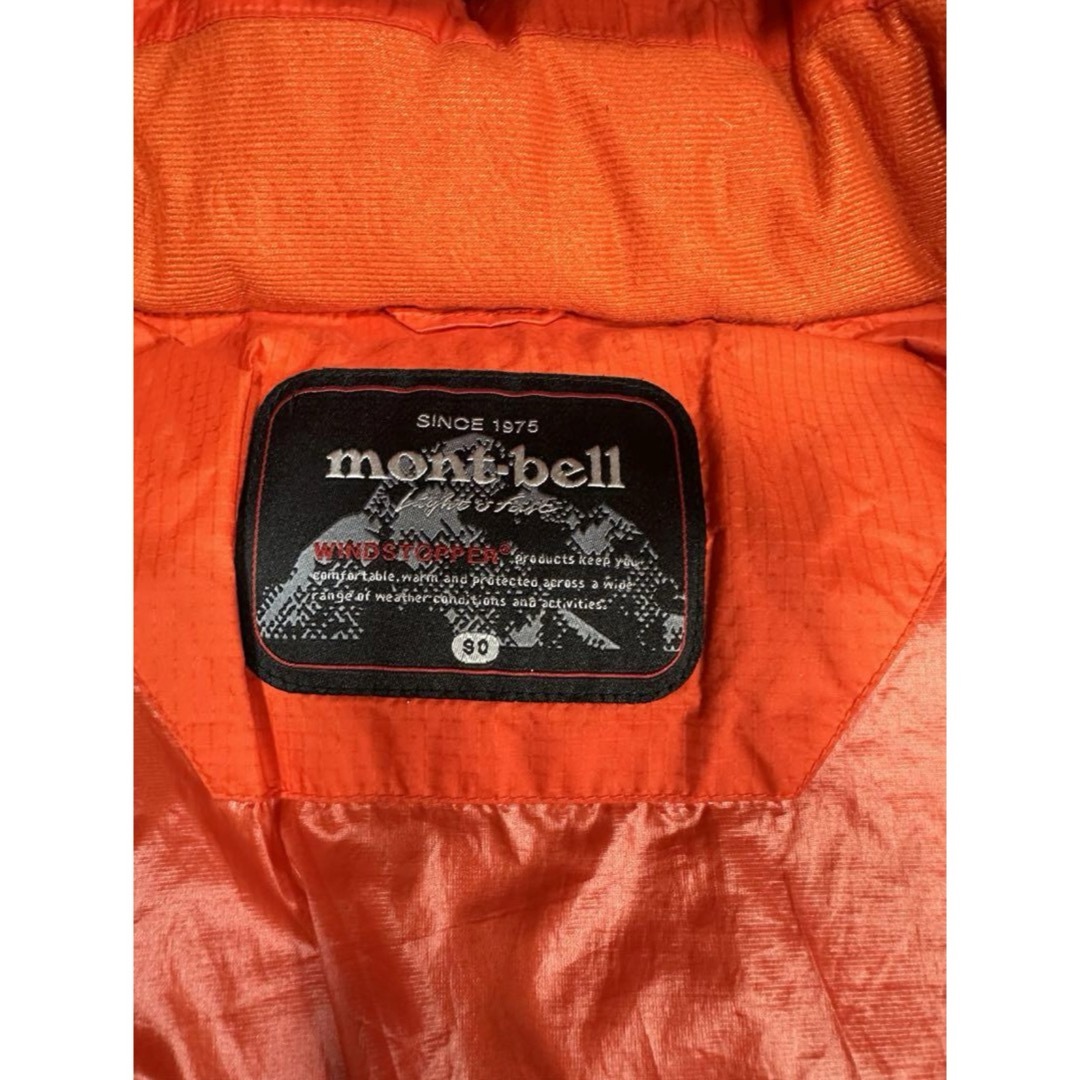 mont bell(モンベル)のmont-bell モンベル　ダウン　ジャケット 90 S ダークオレンジ レディースのジャケット/アウター(ダウンジャケット)の商品写真