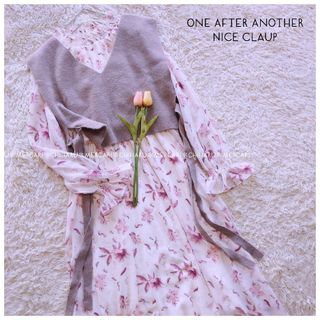 ワンアフターアナザーナイスクラップ(one after another NICE CLAUP)の《one after another NICE CLAUP》ベスト付きワンピース(ロングワンピース/マキシワンピース)