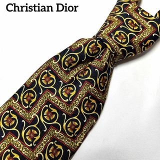 クリスチャンディオール(Christian Dior)のChristian Dior ディオール ネクタイ 総柄ゴージャス ロゴ シルク(ネクタイ)