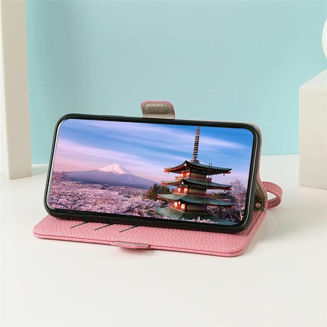 【色: ピンク】LADLOD iPhone11Pro ケース 手帳型 アイフォン スマホ/家電/カメラのスマホアクセサリー(その他)の商品写真