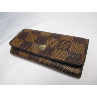 ルイヴィトン(LOUIS VUITTON)のルイヴィトン ダミエ ４連キーケース N62631 本物(キーケース)