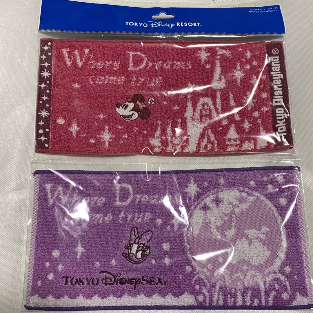 Disney(ディズニー)の.ディズニー ミニタオル ハーフサイズ エンタメ/ホビーのアニメグッズ(タオル)の商品写真