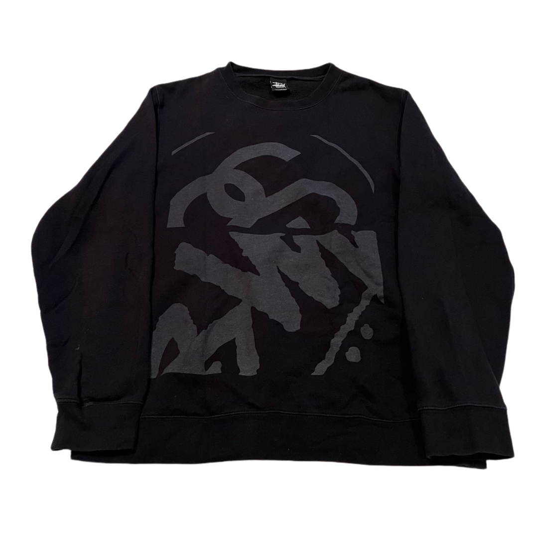 STUSSY(ステューシー)の希少XL★STUSSY OLD オールド ステューシー ロゴプリント スウェット メンズのトップス(スウェット)の商品写真