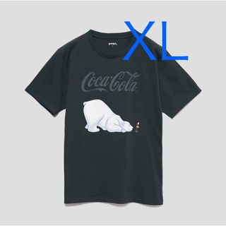 グラニフ(Design Tshirts Store graniph)のグラニフ　コカコーラ　ライ ダウン　Tシャツ　XL(Tシャツ/カットソー(半袖/袖なし))