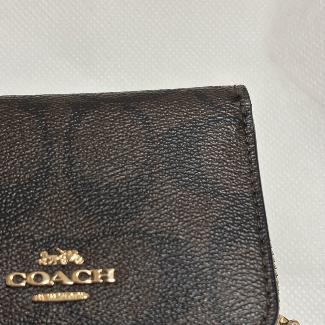 COACH(コーチ)のCOACH 三つ折り財布 美品 メンズのファッション小物(折り財布)の商品写真