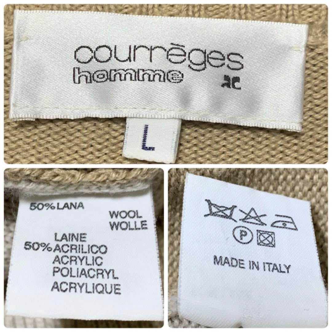 Courreges(クレージュ)の【良品/希少】courreges homme ニット イタリア製 VINTAGE メンズのトップス(ニット/セーター)の商品写真