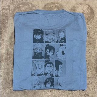 ユニクロ(UNIQLO)の呪術廻戦　Tシャツ キャラクター　コラボ　漫画　グレー　虎杖　伏黒　五条　釘崎(キャラクターグッズ)