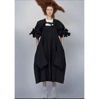 コムデギャルソンコムデギャルソン(COMME des GARCONS COMME des GARCONS)のコムコム　コムデギャルソン　付け袖パーツ　リボン人気完売　黒(その他)