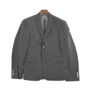 トムブラウン(THOM BROWNE)のTHOM BROWNE トムブラウン テーラードジャケット 0(XS位) グレー 【古着】【中古】(テーラードジャケット)