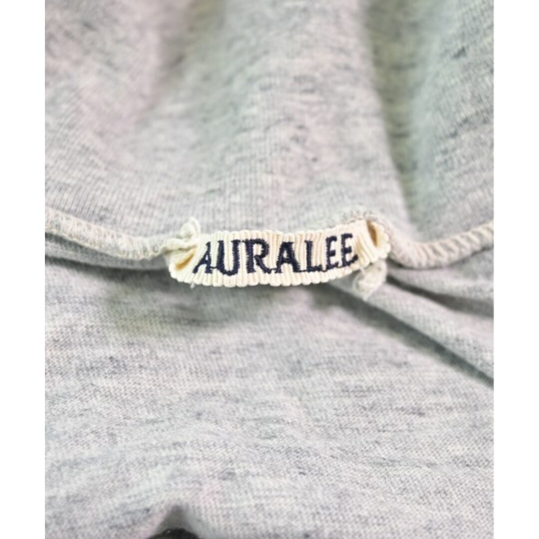 AURALEE(オーラリー)のAURALEE オーラリー Tシャツ・カットソー 2(S位) グレー 【古着】【中古】 メンズのトップス(Tシャツ/カットソー(半袖/袖なし))の商品写真