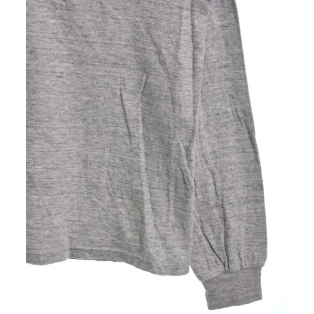 AURALEE(オーラリー)のAURALEE オーラリー Tシャツ・カットソー 2(S位) グレー 【古着】【中古】 メンズのトップス(Tシャツ/カットソー(半袖/袖なし))の商品写真