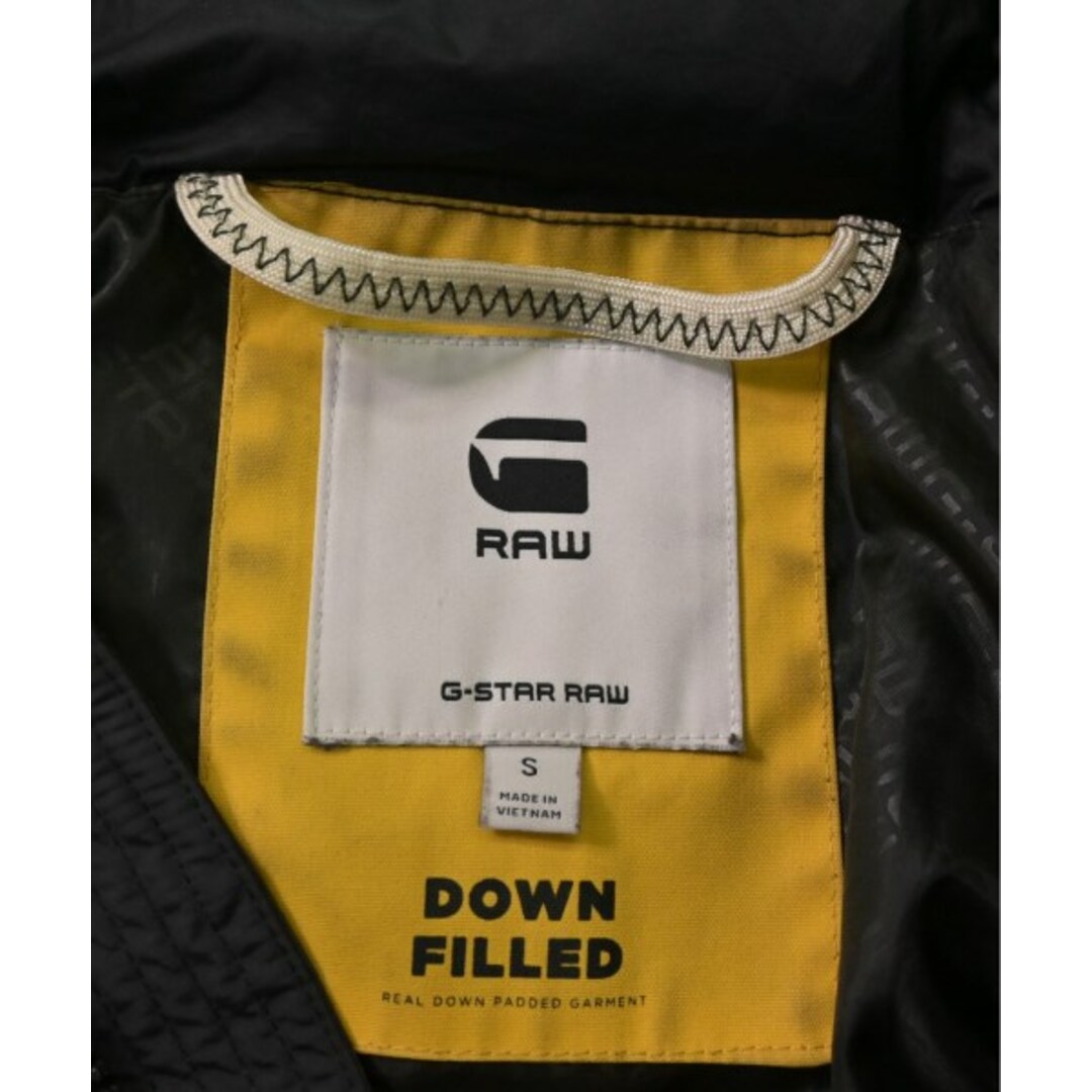 G-STAR RAW(ジースター)のG-STAR RAW ジースターロー ダウンジャケット/ダウンベスト S 黒 【古着】【中古】 メンズのジャケット/アウター(ダウンジャケット)の商品写真