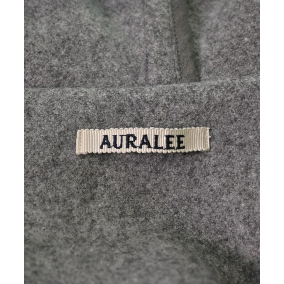 AURALEE(オーラリー)のAURALEE オーラリー ダッフルコート 3(S位) グレー 【古着】【中古】 メンズのジャケット/アウター(ダッフルコート)の商品写真