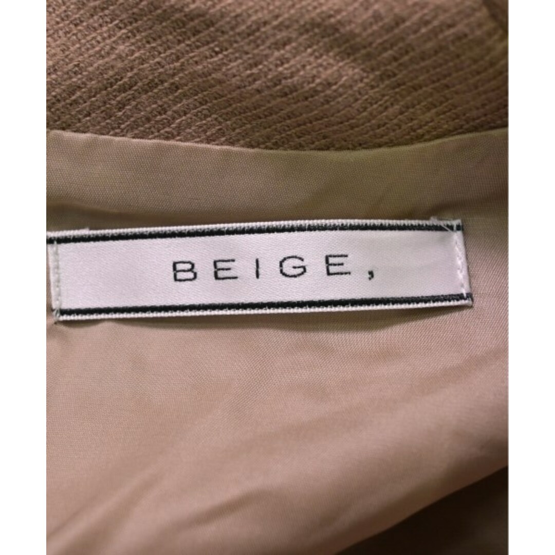 BEIGE,(ベイジ)のBEIGE, ベイジ ワンピース 2(M位) ベージュ 【古着】【中古】 レディースのワンピース(ひざ丈ワンピース)の商品写真