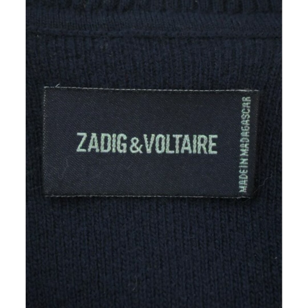 Zadig&Voltaire(ザディグエヴォルテール)のZADIG & VOLTAIRE ニット・セーター XS 紺 【古着】【中古】 メンズのトップス(ニット/セーター)の商品写真