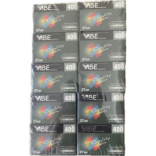 シネフィルム、カラーネガ　VIBE MAX400 27枚撮り 10本セット (フィルムカメラ)