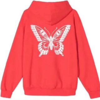 ガールズドントクライ(Girls Don't Cry)のGirls Don’t Cry Butterfly Hoody パーカー レッド(パーカー)