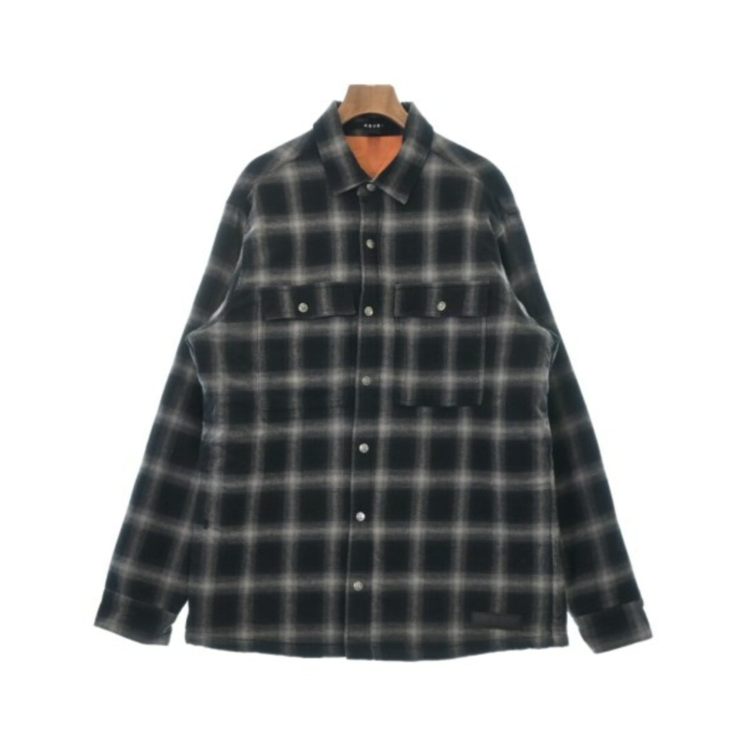 ksubi(スビ)のKsubi スビ カジュアルシャツ -(XL位) 黒xグレー(チェック) 【古着】【中古】 メンズのトップス(シャツ)の商品写真