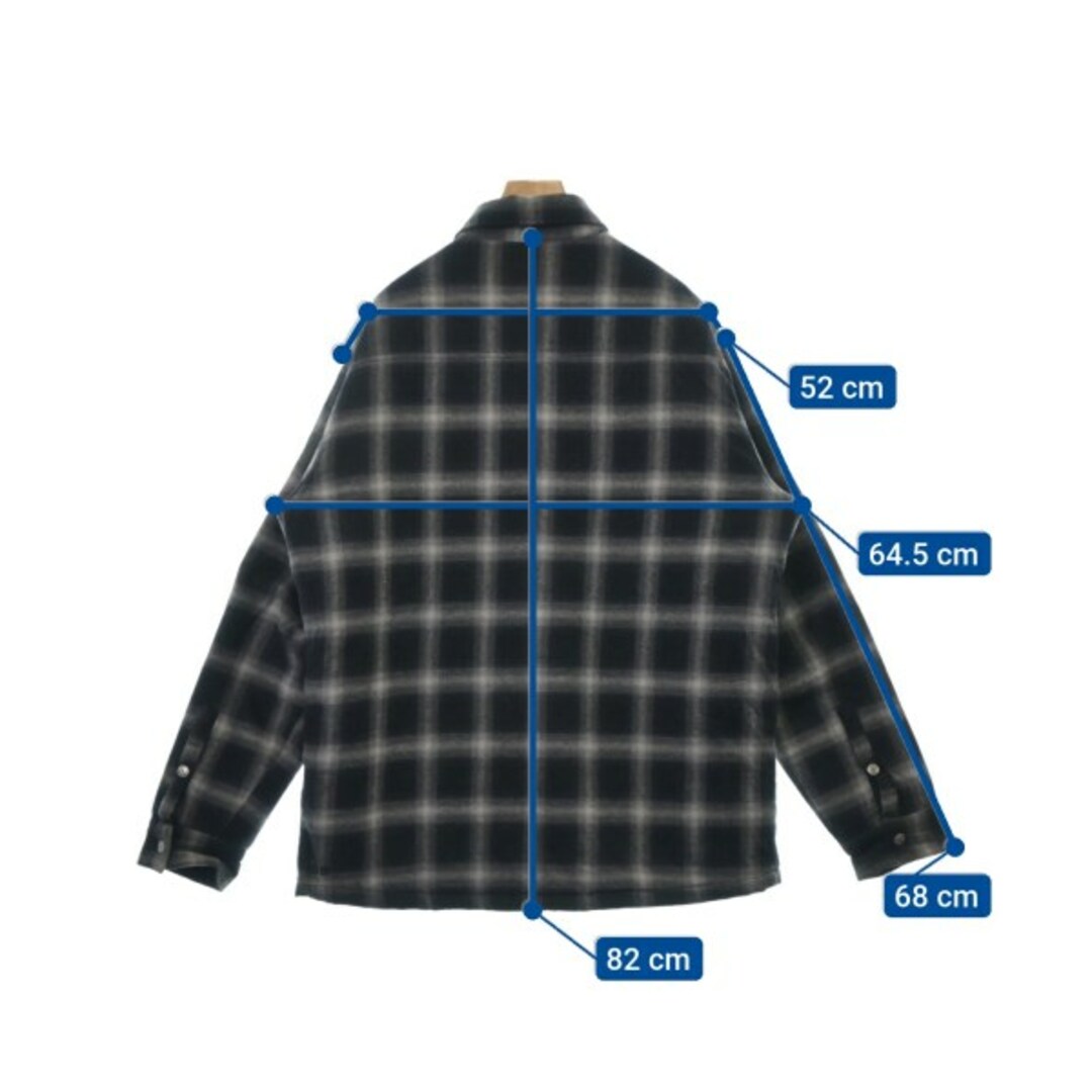 ksubi(スビ)のKsubi スビ カジュアルシャツ -(XL位) 黒xグレー(チェック) 【古着】【中古】 メンズのトップス(シャツ)の商品写真