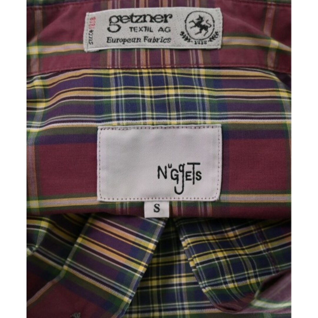 NuGgETS(ナゲッツ)のNuGgETS ナゲッツ カジュアルシャツ S 赤x紺x緑等(チェック) 【古着】【中古】 メンズのトップス(シャツ)の商品写真