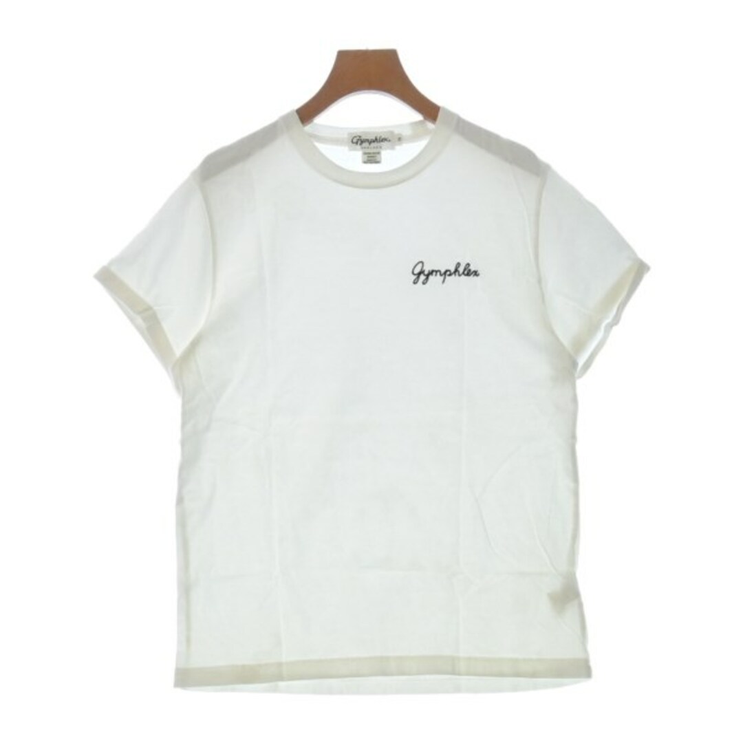 GYMPHLEX(ジムフレックス)のGymphlex ジムフレックス Tシャツ・カットソー 16(L位) 白 【古着】【中古】 レディースのトップス(カットソー(半袖/袖なし))の商品写真