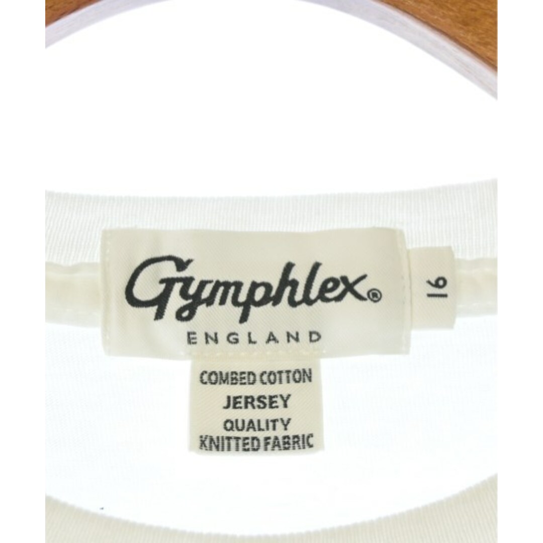 GYMPHLEX(ジムフレックス)のGymphlex ジムフレックス Tシャツ・カットソー 16(L位) 白 【古着】【中古】 レディースのトップス(カットソー(半袖/袖なし))の商品写真