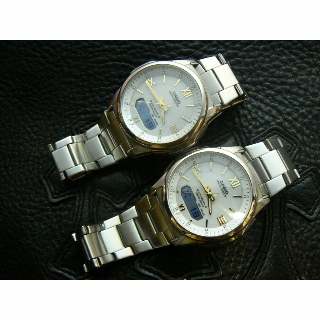 CASIO(カシオ)のCASIO　カシオ　ウェーブセプター　M－６３０　傷あり動作品　２本 メンズの時計(腕時計(アナログ))の商品写真