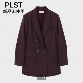 プラステ(PLST)の【新品・未使用・タグ付き】PLST プラステ　ウールブレンドダブルジャケット(テーラードジャケット)