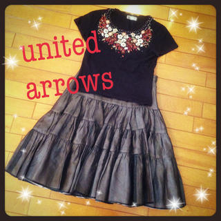 ユナイテッドアローズ(UNITED ARROWS)のUAボリュームスカート♡(ひざ丈スカート)