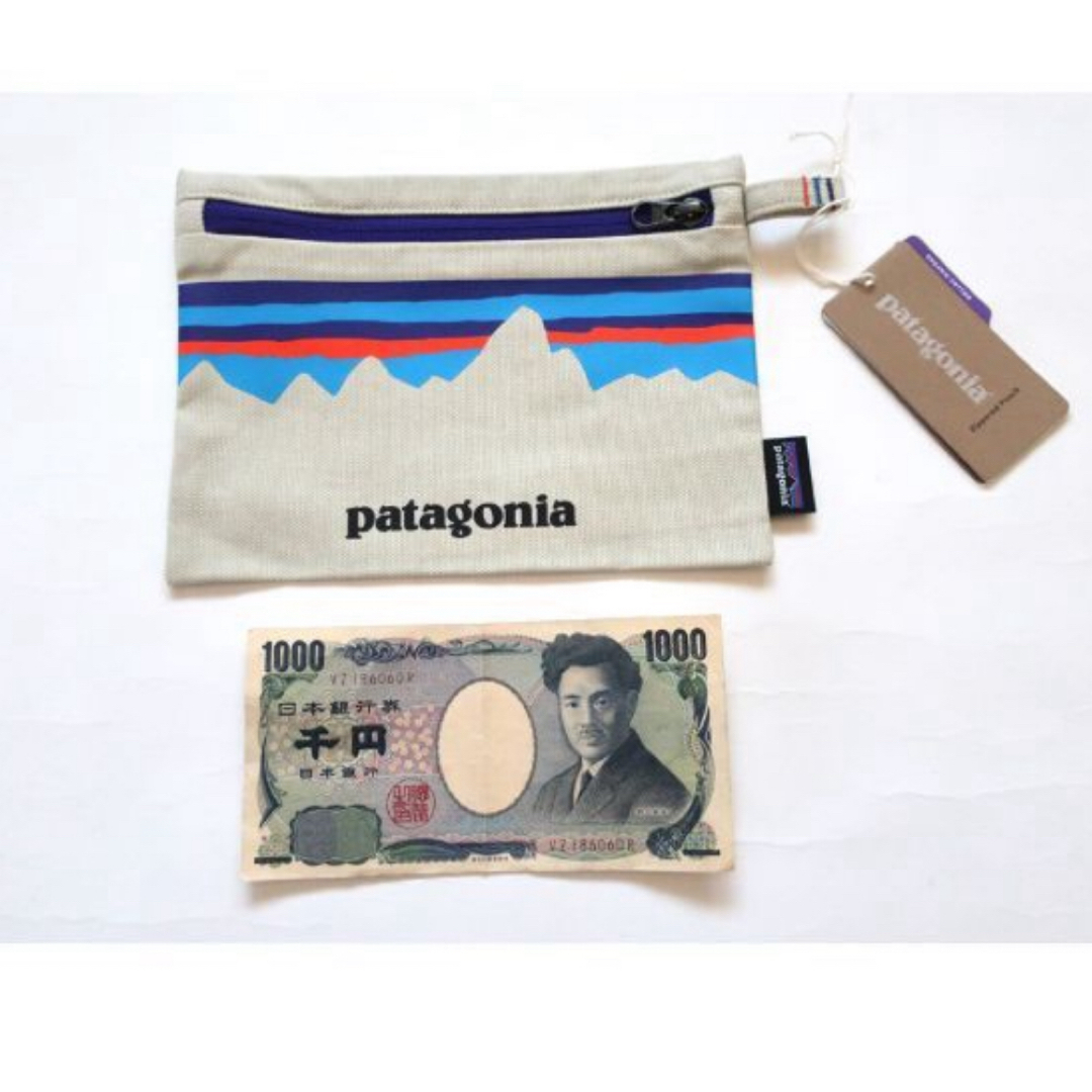 patagonia(パタゴニア)のPatagonia Zippered Pouchパタゴニアキャンバスポーチ大2 ハンドメイドのファッション小物(ポーチ)の商品写真