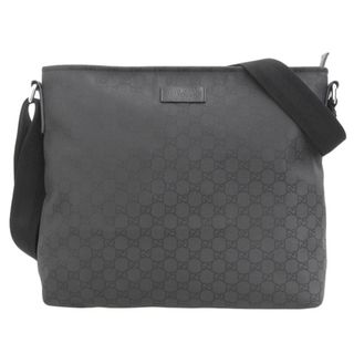 グッチ(Gucci)の【中古】Gucci グッチ GGナイロン ショルダーバッグ 339569 ブラック gy(ショルダーバッグ)