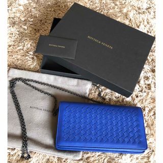 ボッテガヴェネタ(Bottega Veneta)のBottegaVeneta イントレチャート チェーン　財布　ウォレット(財布)