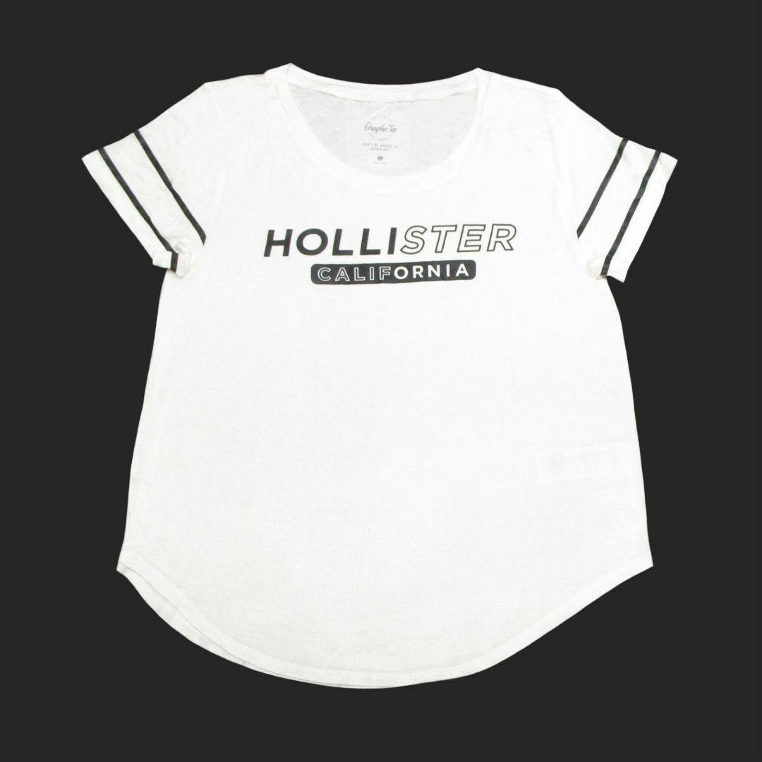 Hollister(ホリスター)の★新品★ホリスター★ヴィスコース半袖Tシャツ (White/L) レディースのトップス(Tシャツ(半袖/袖なし))の商品写真