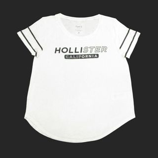 ホリスター(Hollister)の★新品★ホリスター★ヴィスコース半袖Tシャツ (White/L)(Tシャツ(半袖/袖なし))