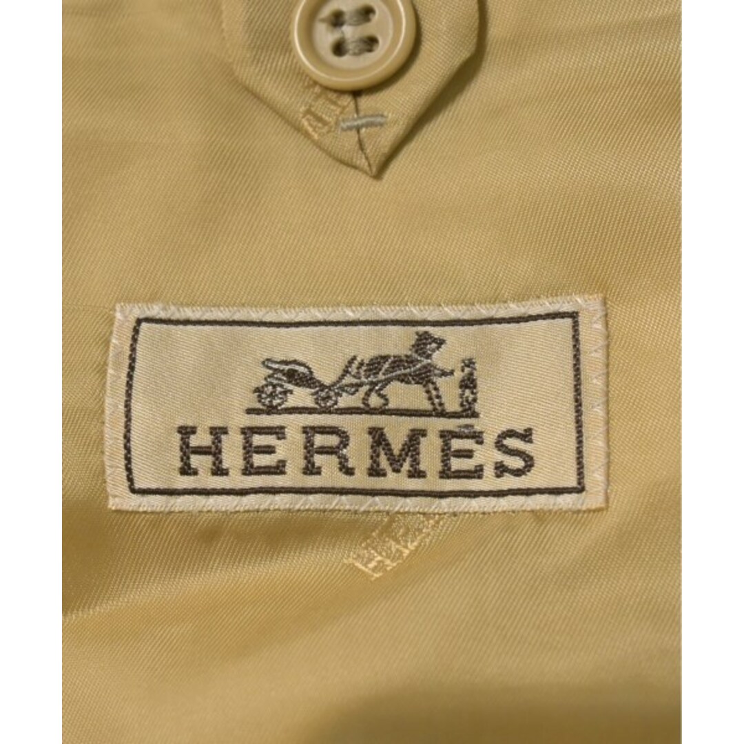 Hermes(エルメス)のHERMES テーラードジャケット 46(M位) 黄系x緑系(チェック) 【古着】【中古】 メンズのジャケット/アウター(テーラードジャケット)の商品写真