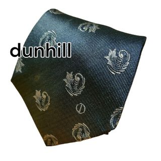 ダンヒル(Dunhill)の【dunhill】　ダンヒル　総柄　イタリア製(ネクタイ)